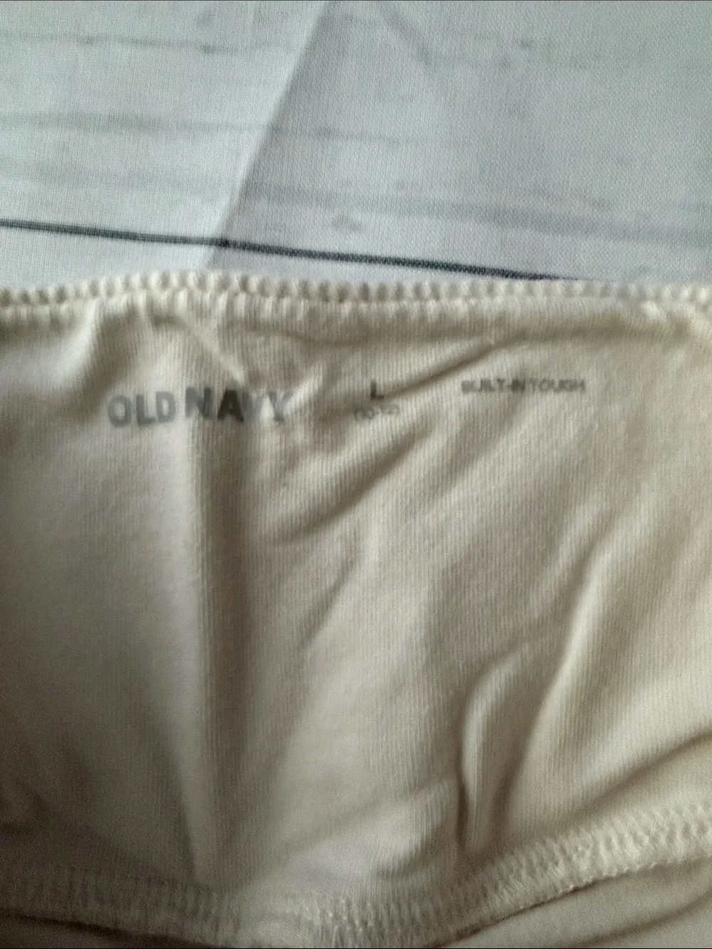 Old Navy Cream Flared Knit Skirt